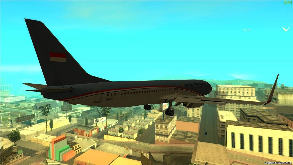 Indonesian Government Boeing 737-800 / GTA San Andreas