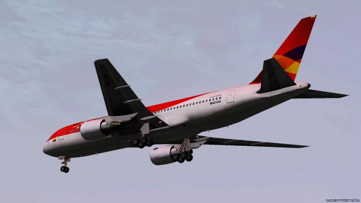 Boeing 767-200ER Avianca Colombia / GTA San Andreas