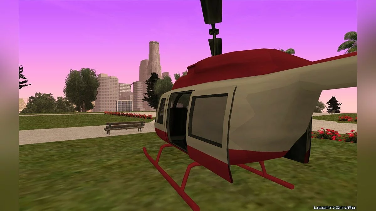 Maverick enterable slider doors / GTA San Andreas
