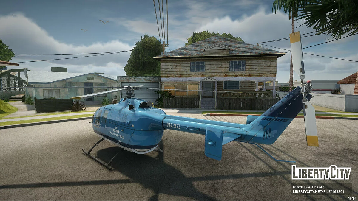 Вертолет KLM Helikopters / GTA San Andreas