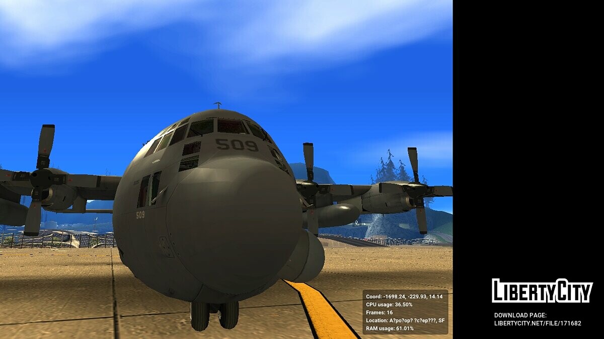 Скачать AC-130-SPECTRE для GTA San Andreas