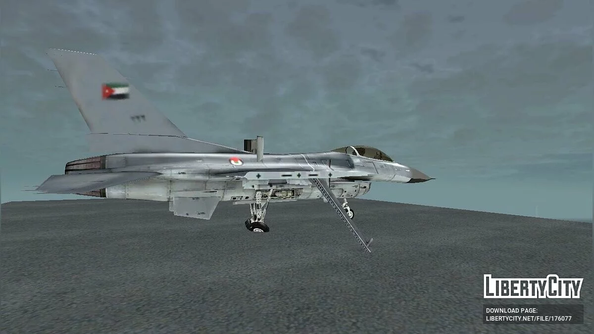 F-16 Fighting Falcon-Jordan / GTA San Andreas