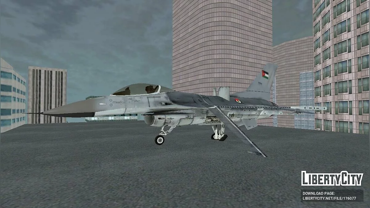 F-16 Fighting Falcon-Jordan / GTA San Andreas