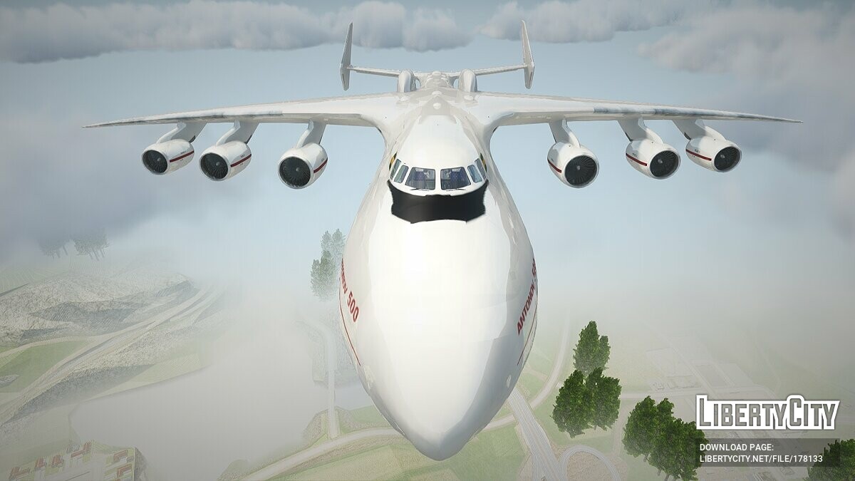 Скачать Антонов Ан-225 «Мрия» для GTA San Andreas