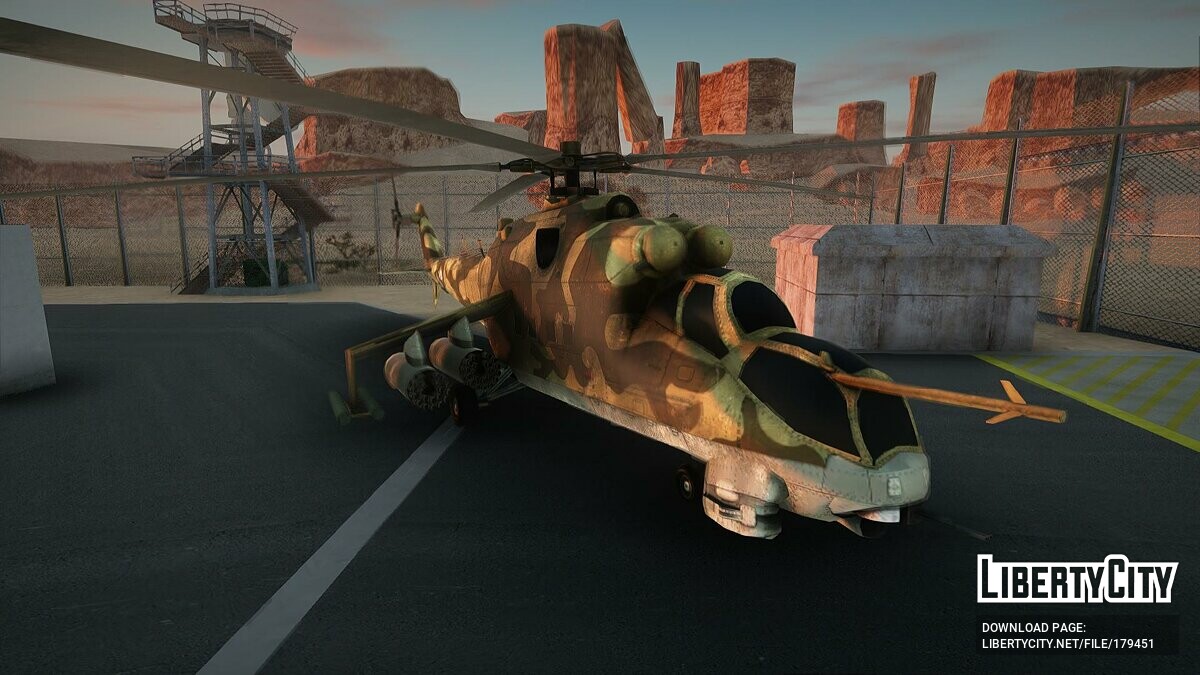 Скачать Mi-24VP from Wargame: Red Dragon для GTA San Andreas