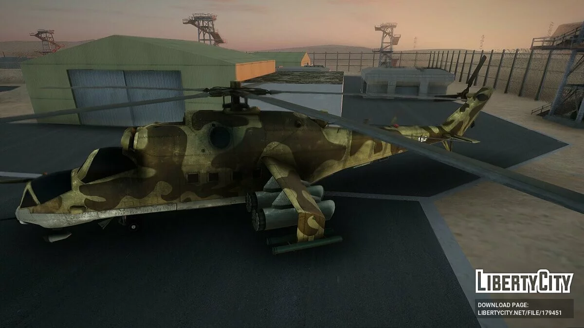Mi-24VP from Wargame: Red Dragon / GTA San Andreas