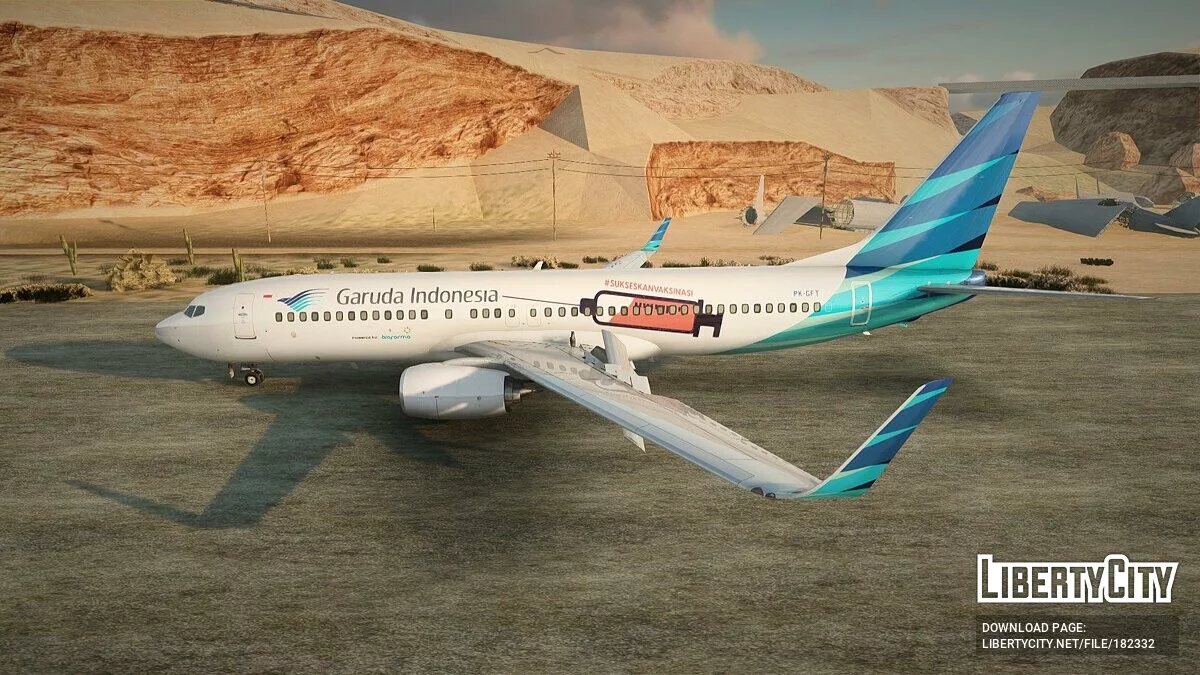 Boeing 737-800 Indonesia / GTA San Andreas