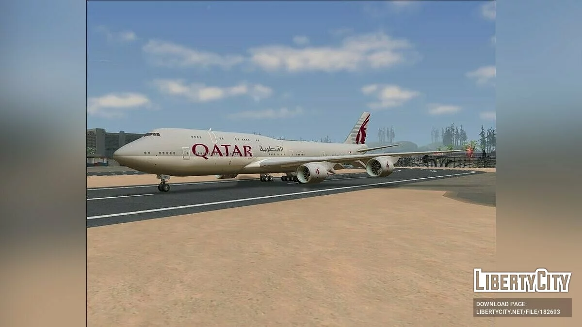 Boeing 747-8i / GTA San Andreas