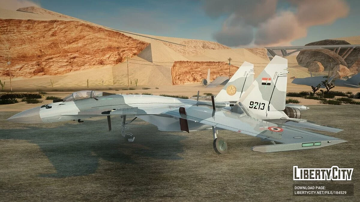 SU-35 Egyptian Air Force / GTA San Andreas