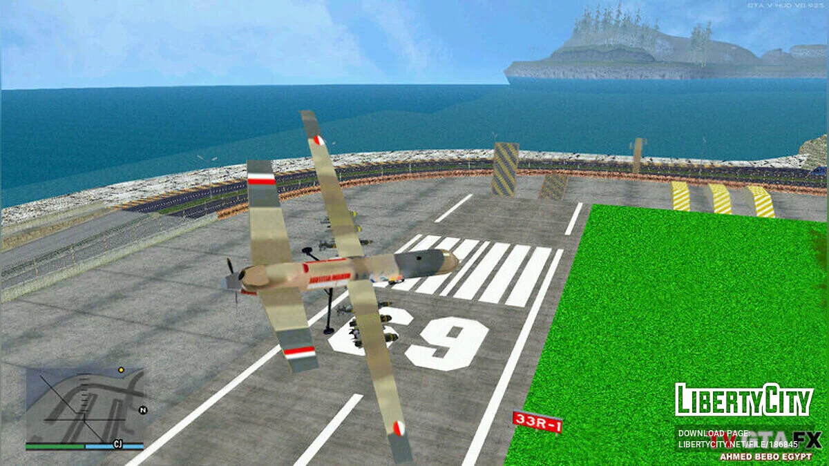 Беспилотник Индонезии (Черный Орел) / GTA San Andreas
