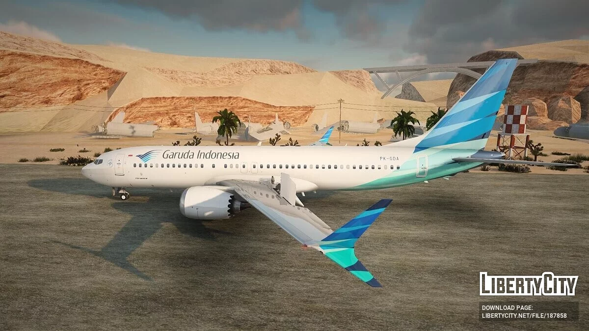 Indonesia Boeing 737 MAX 8 Garuda / GTA San Andreas