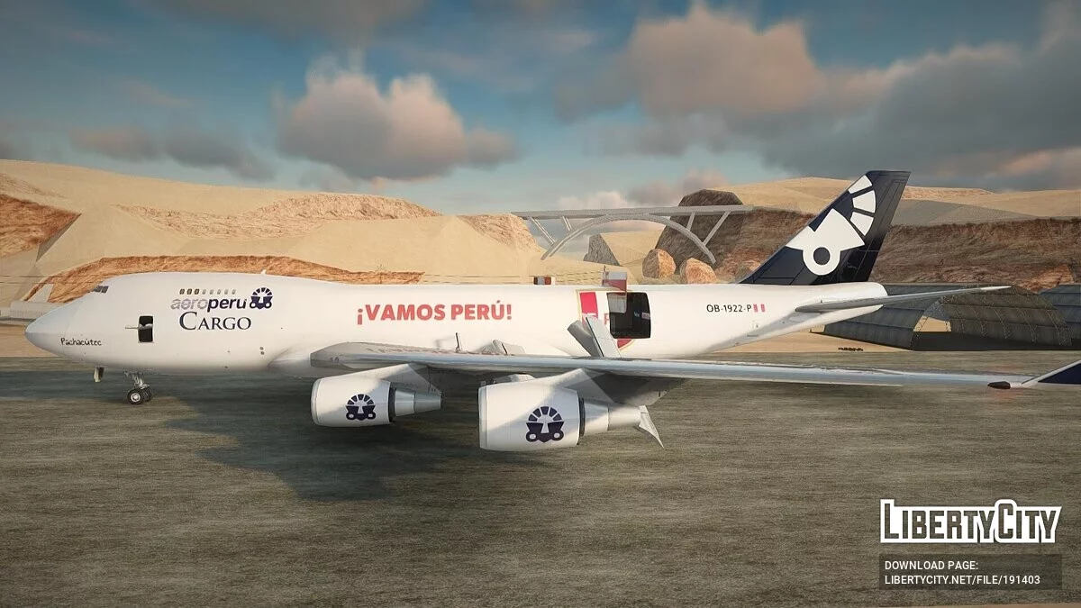 Boeing 747-400ERF AeroPeru / GTA San Andreas
