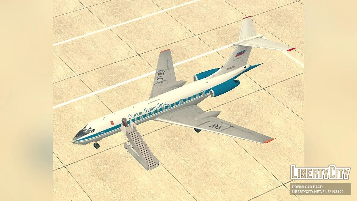 Tupolev Tu-134AK / GTA San Andreas