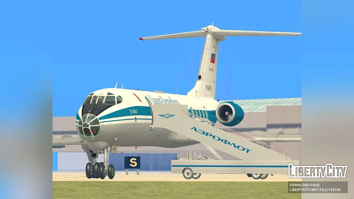 Tupolev Tu-134AK / GTA San Andreas