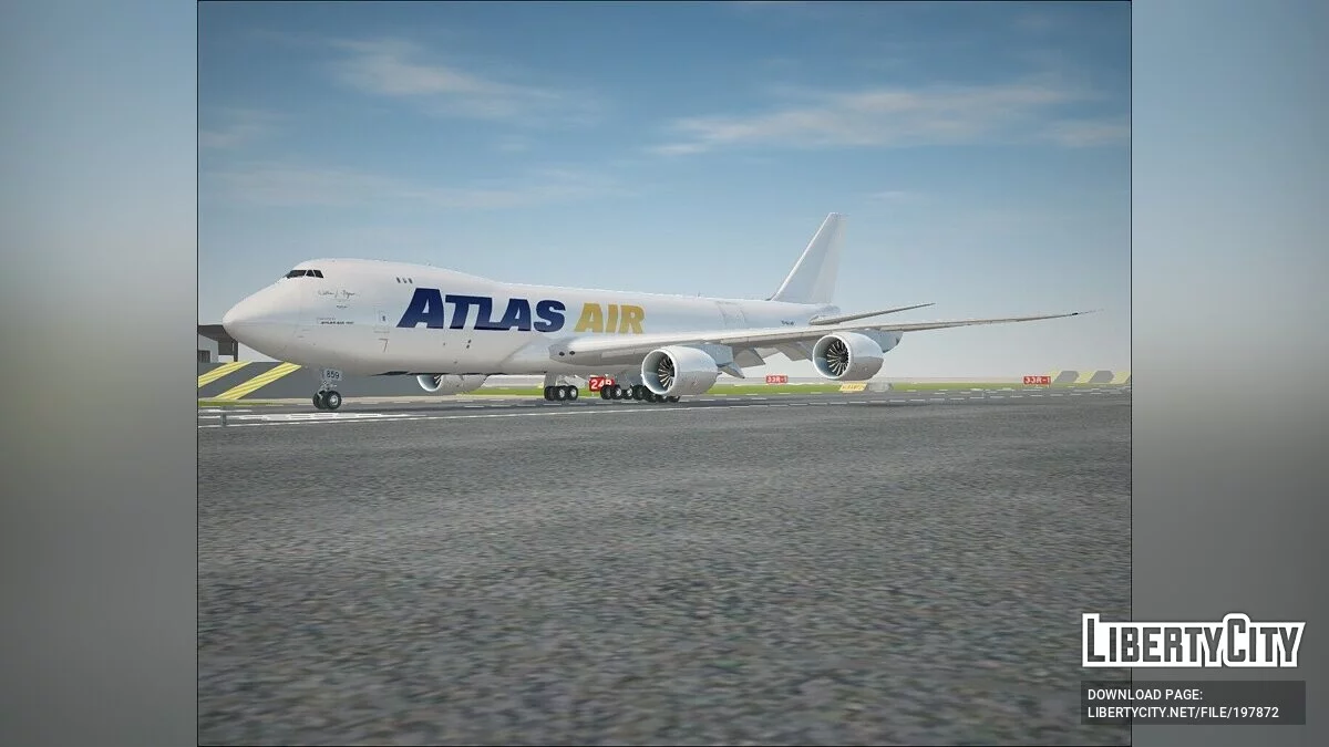 Boeing 747-8F [VehFuncs] / GTA San Andreas
