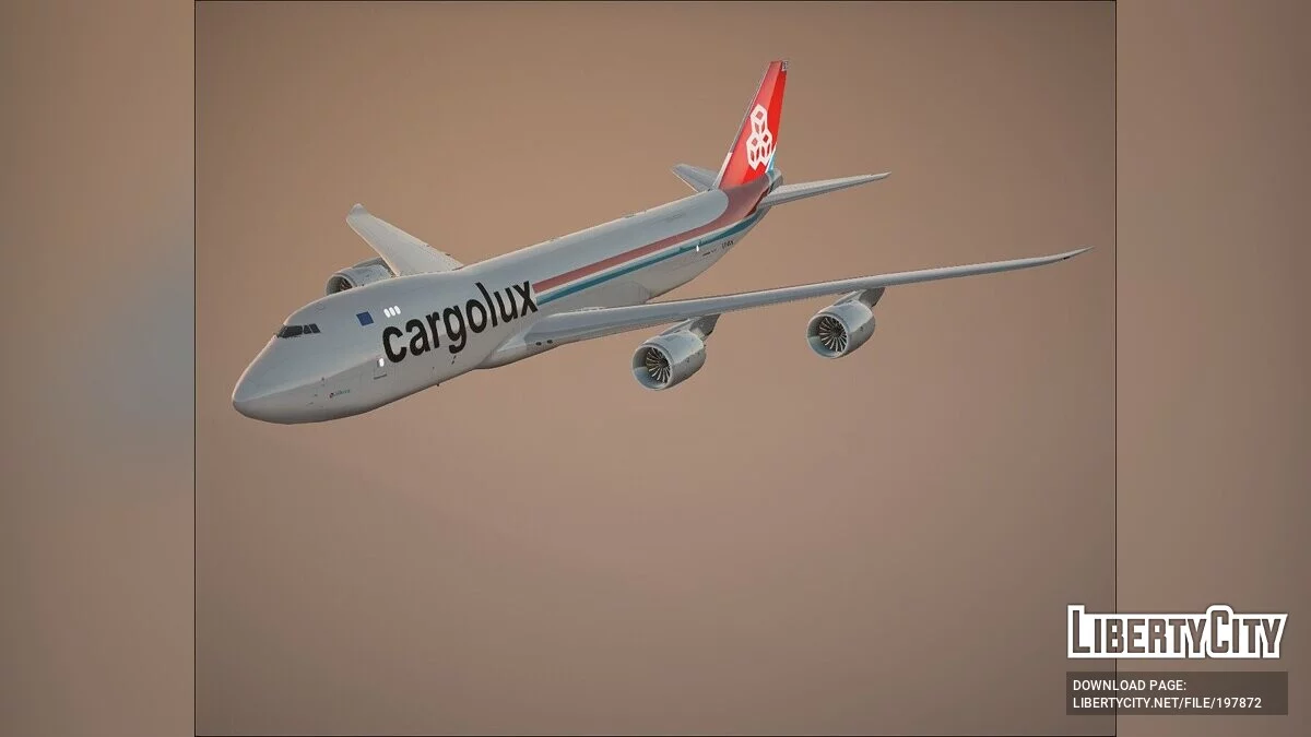 Boeing 747-8F [VehFuncs] / GTA San Andreas