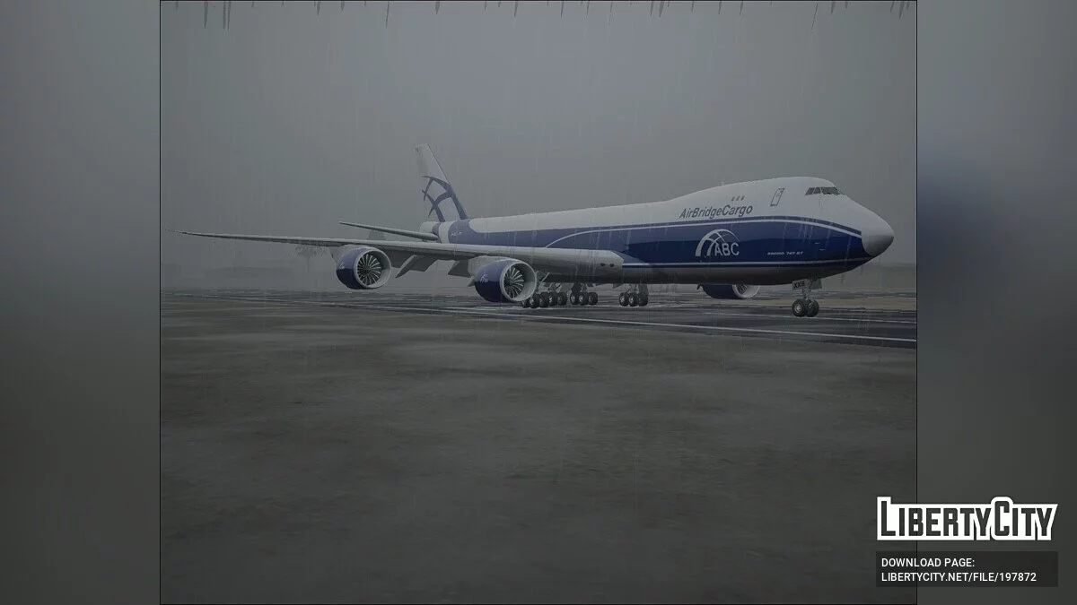 Boeing 747-8F [VehFuncs] / GTA San Andreas
