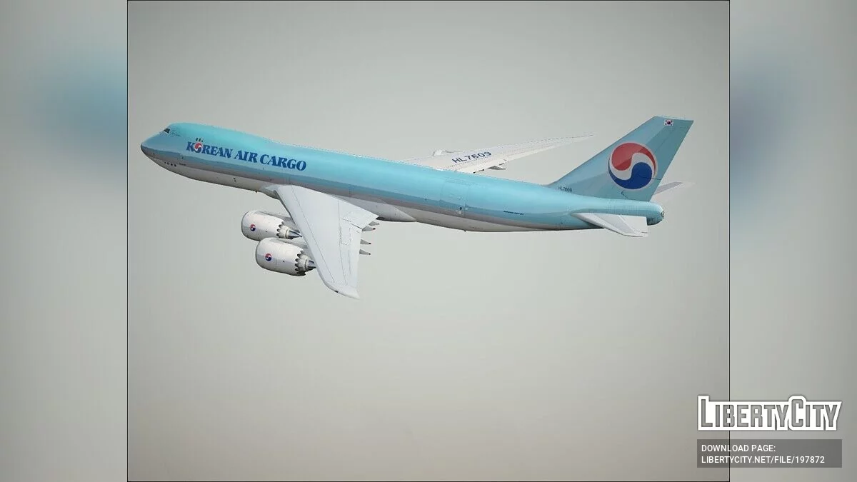 Boeing 747-8F [VehFuncs] / GTA San Andreas