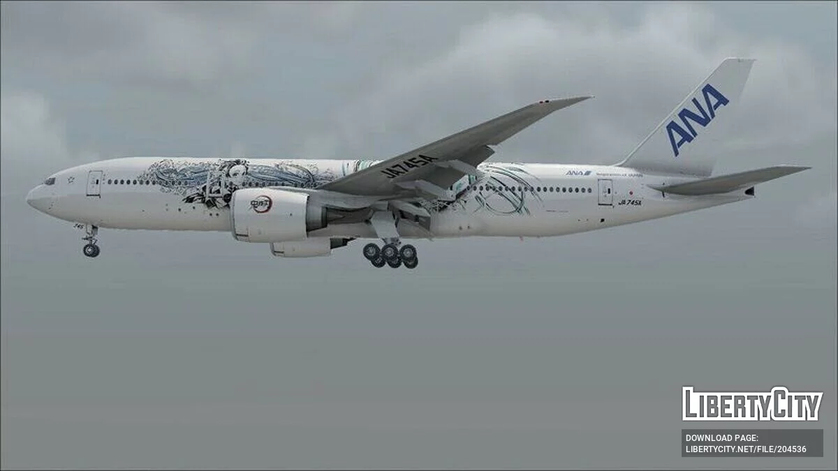 Boeing 777-200LR / GTA San Andreas