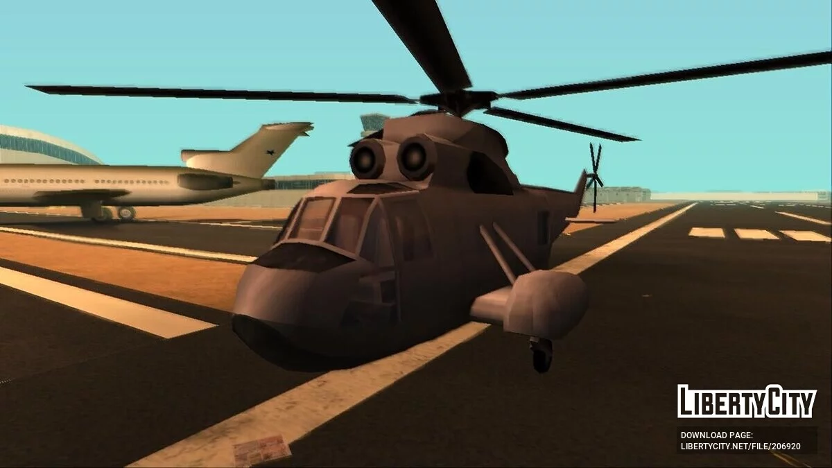 Улучшенный пакет бета-версий вертолетов. / GTA San Andreas