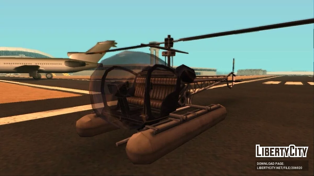 Улучшенный пакет бета-версий вертолетов. / GTA San Andreas