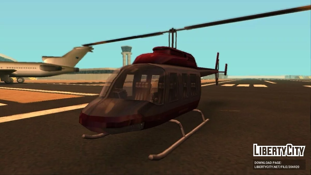 Улучшенный пакет бета-версий вертолетов. / GTA San Andreas