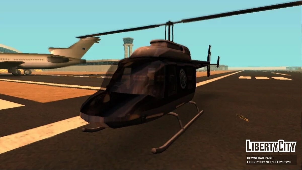 Улучшенный пакет бета-версий вертолетов. / GTA San Andreas