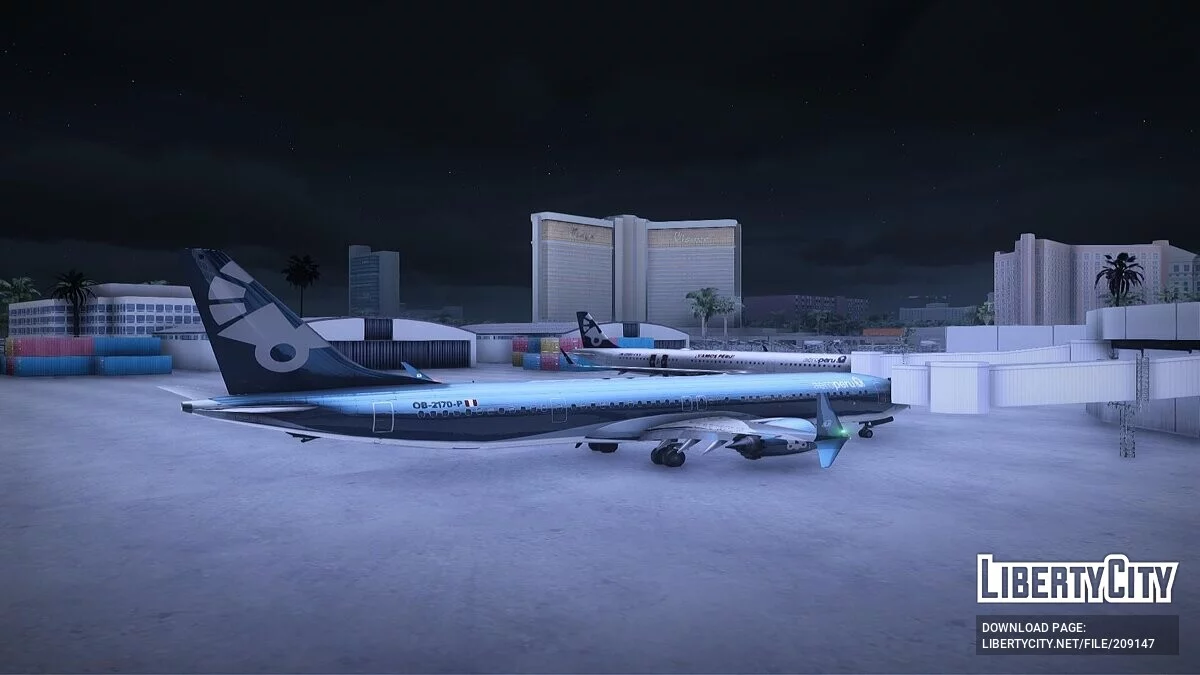 Boeing 737 MAX 9 AeroPeru livery Flying Dolphin / GTA San Andreas
