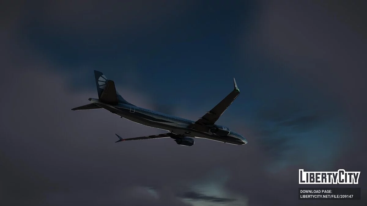 Boeing 737 MAX 9 AeroPeru livery Flying Dolphin / GTA San Andreas