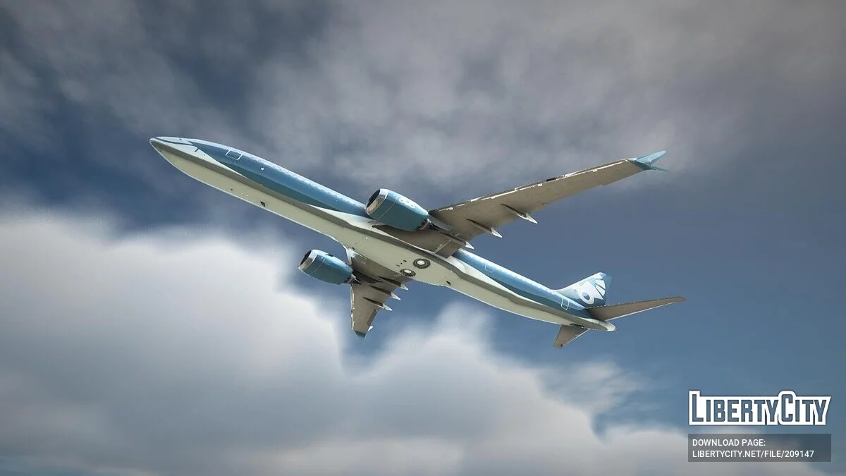 Boeing 737 MAX 9 AeroPeru livery Flying Dolphin / GTA San Andreas