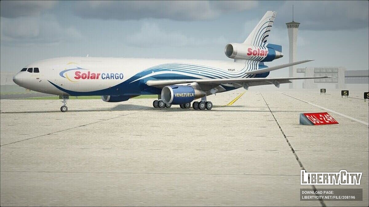 Скачать McDonnell Douglas DC-10-30F для GTA San Andreas