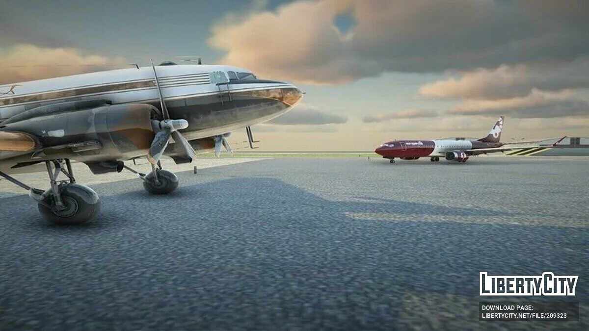 Douglas DC-3 Faucett [Livery Pack] / GTA San Andreas