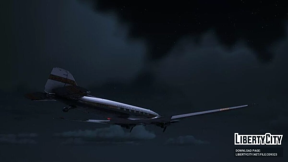 Douglas DC-3 Faucett [Livery Pack] / GTA San Andreas