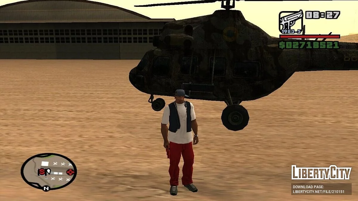 Вертолёты Ми-6 и Ми-2 из STALKER / GTA San Andreas