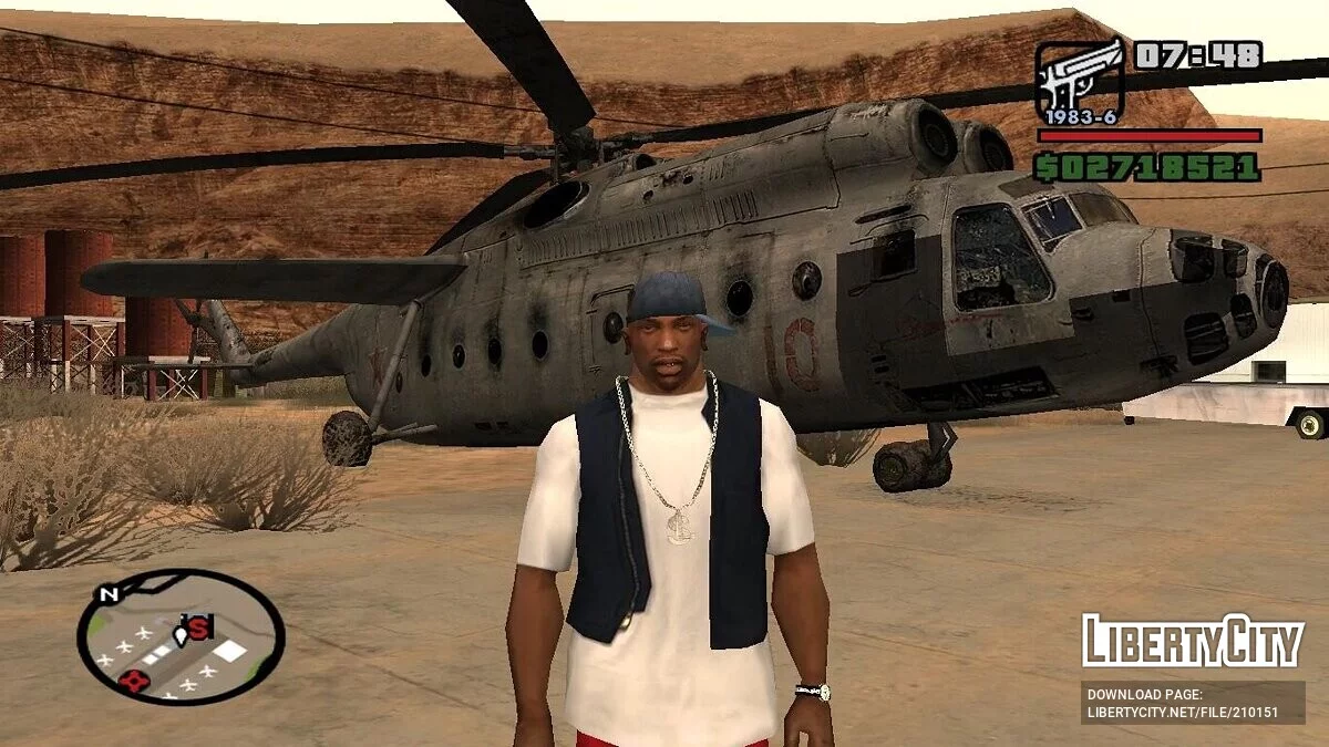 Вертолёты Ми-6 и Ми-2 из STALKER / GTA San Andreas