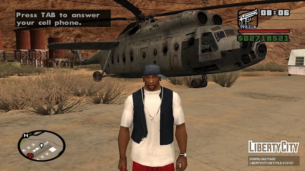 Вертолёты Ми-6 и Ми-2 из STALKER / GTA San Andreas