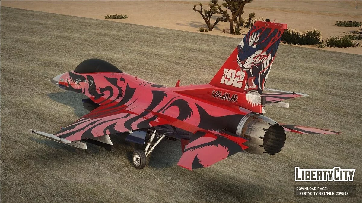 Turkish F-16 [Livery 3] / GTA San Andreas