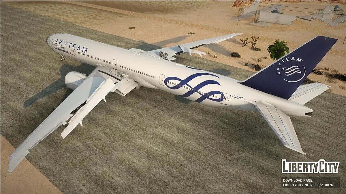 Air France Boeing 777-328ER F-GZNT Skyteam Livery / GTA San Andreas