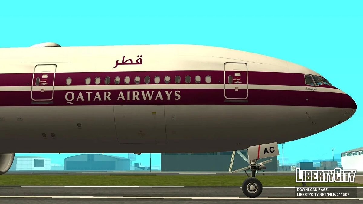 Boeing 777-3DZER A7-BAC [Qatar Airways] / GTA San Andreas