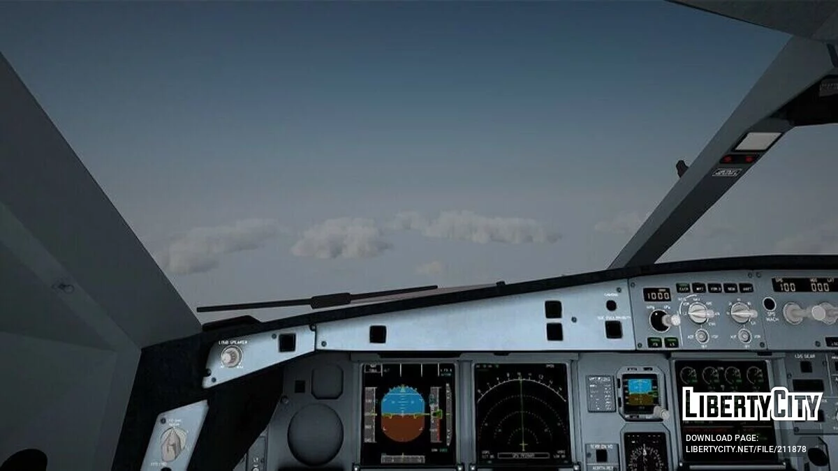 Airbus A340-600 [VehFuncs] / GTA San Andreas