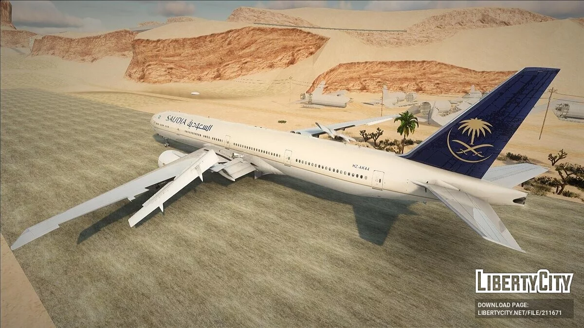 Boeing 777-368ER - Saudi Arabian Airlines / GTA San Andreas