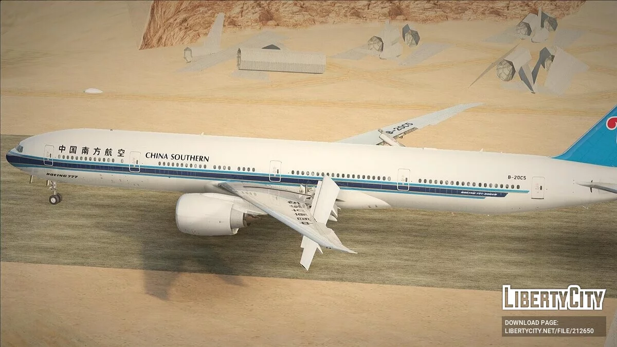 China Southern Airlines Boeing 777-31BER B-20C5 / GTA San Andreas