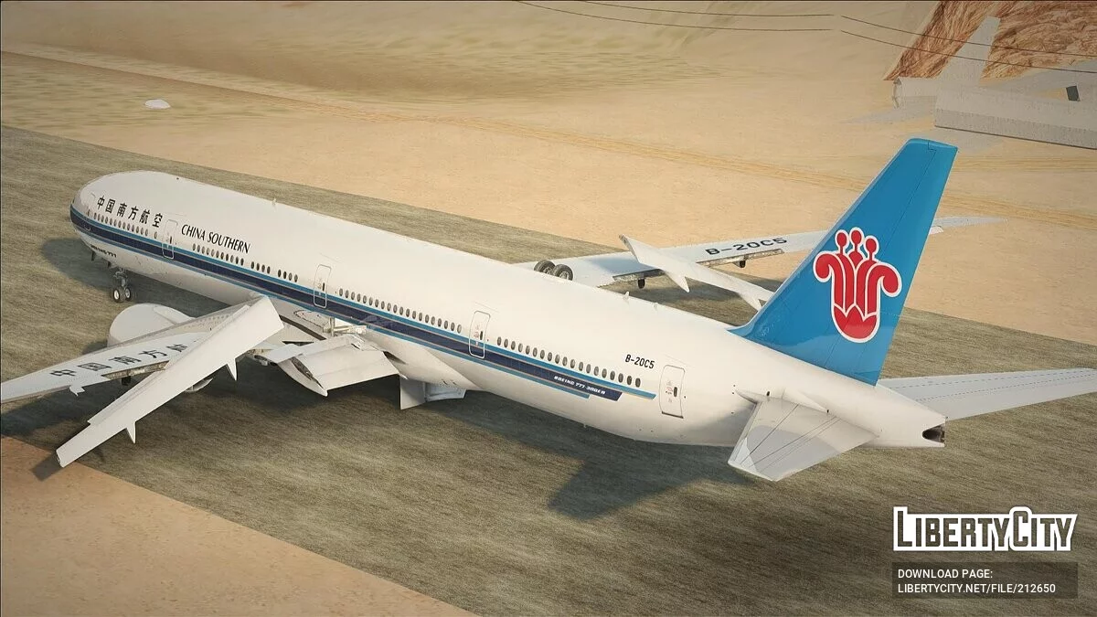 China Southern Airlines Boeing 777-31BER B-20C5 / GTA San Andreas