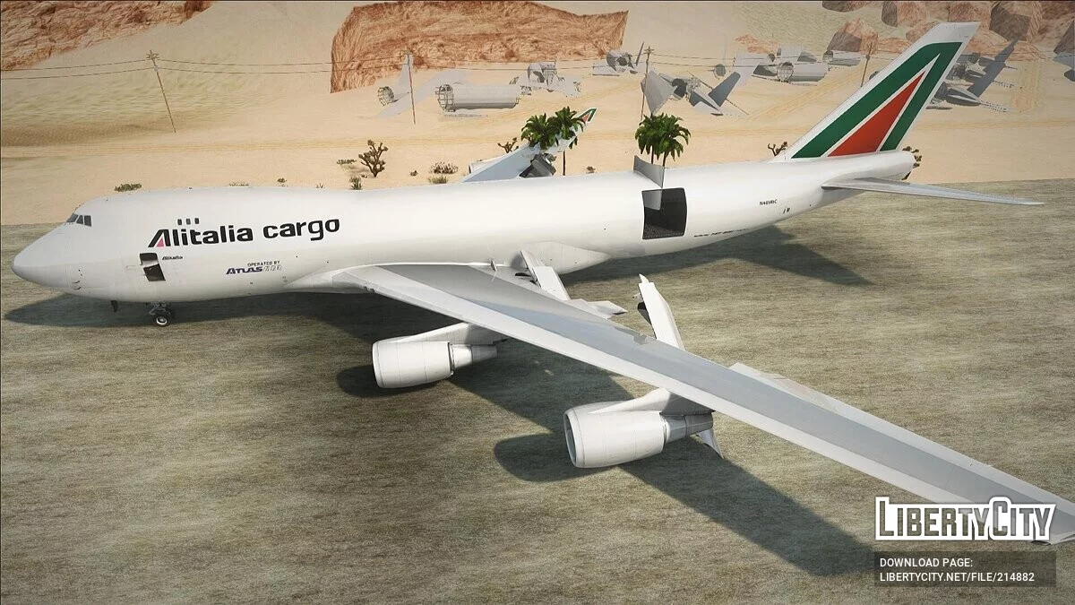 Alitalia Cargo Boeing 747-47UF / GTA San Andreas