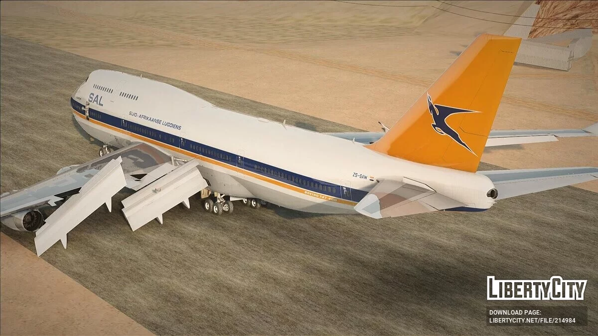 South African Airways Boeing 747-444 / GTA San Andreas