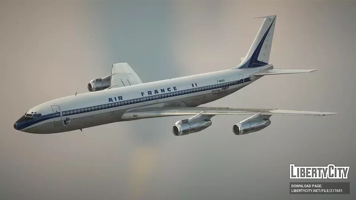 Boeing 707-300 [VehFuncs] / GTA San Andreas