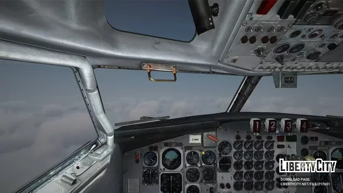 Boeing 707-300 [VehFuncs] / GTA San Andreas