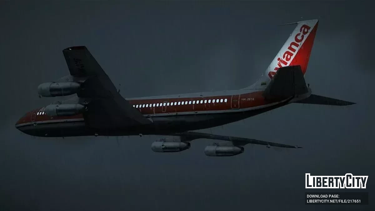 Boeing 707-300 [VehFuncs] / GTA San Andreas
