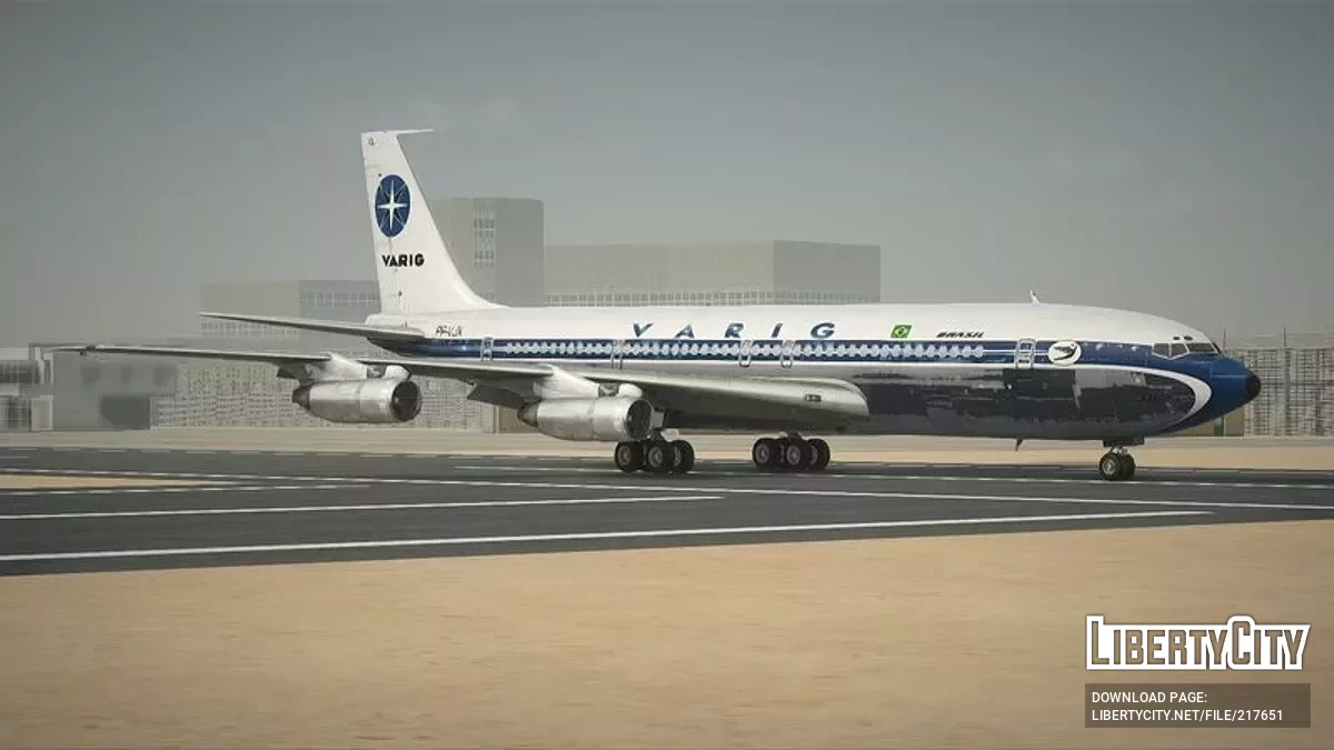 Boeing 707-300 [VehFuncs] / GTA San Andreas