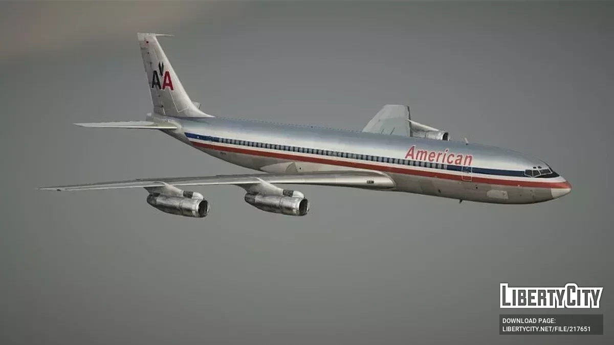 Boeing 707-300 [VehFuncs] / GTA San Andreas